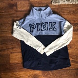 COPY - Pink half-zip sweatshirt